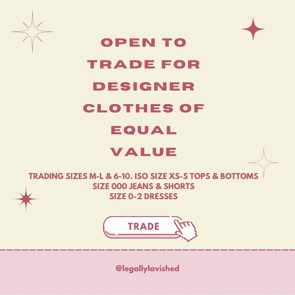Designer Clothes Trade Offer